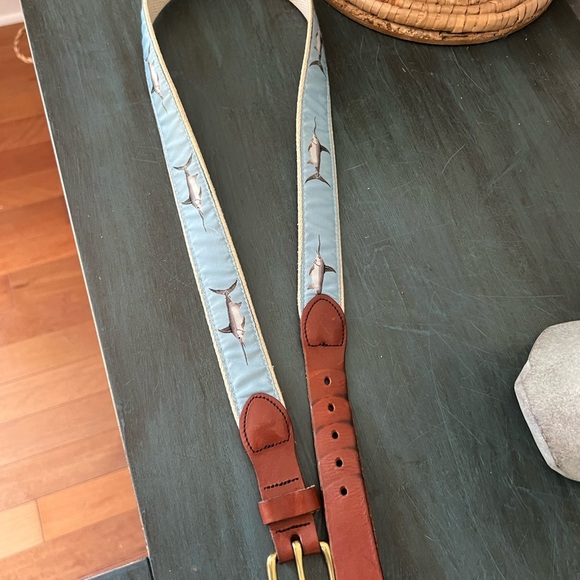 Leather Man Ltd. Top Grain Leather Men’s Belt Swordfish 36 - Picture 2 of 5